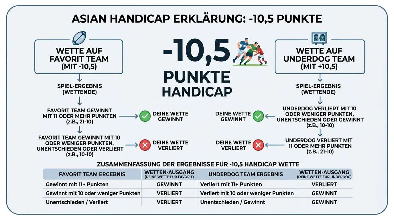 Asian Handicap Rugby Halblinie-Beispiel mit -10,5 Spread für Irland gegen England – Tipper-Leitfaden
