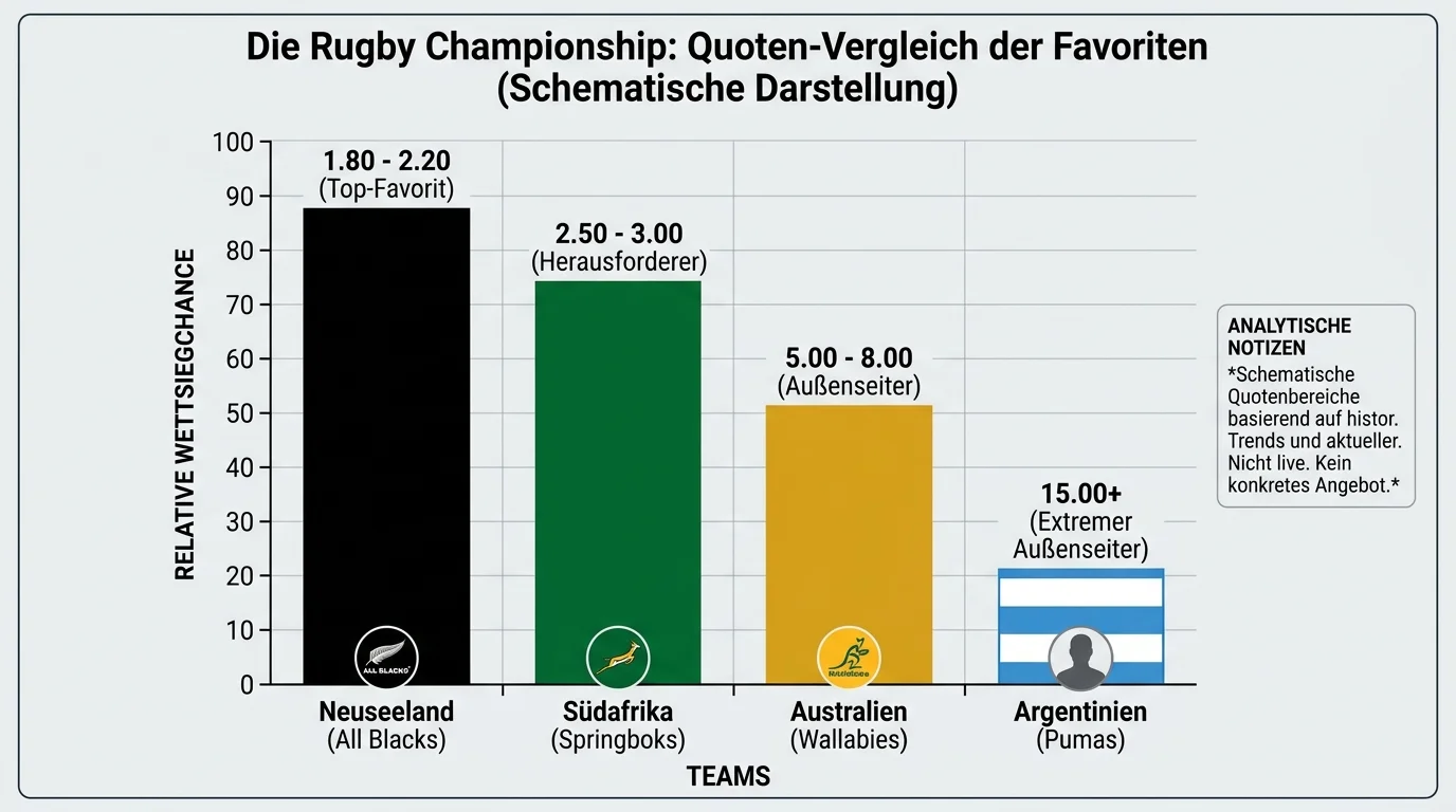 Favoriten-Analyse Rugby Championship – Quoten-Vergleich für Neuseeland Südafrika Australien Argentinien