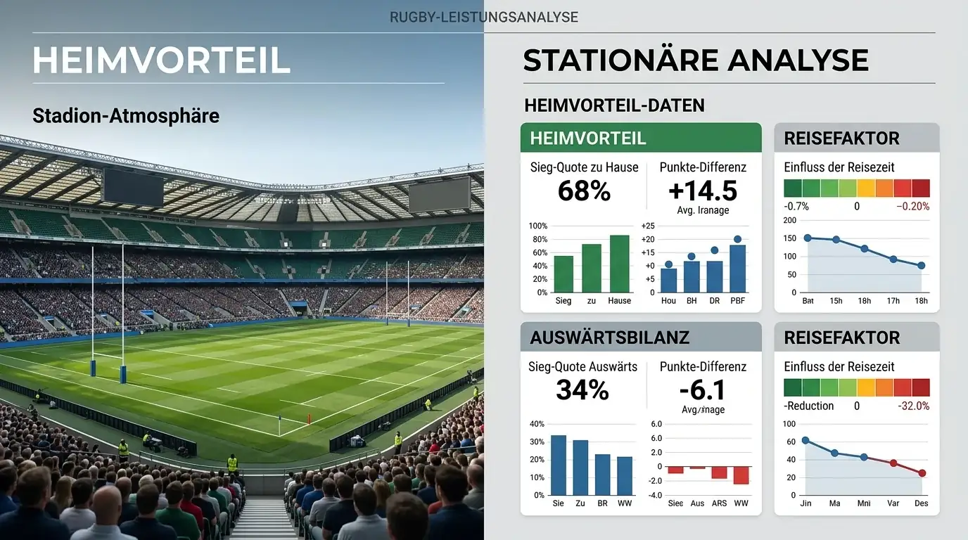 Heimvorteil und Auswärtsdaten als Rugby-Statistik für Wettentscheidungen