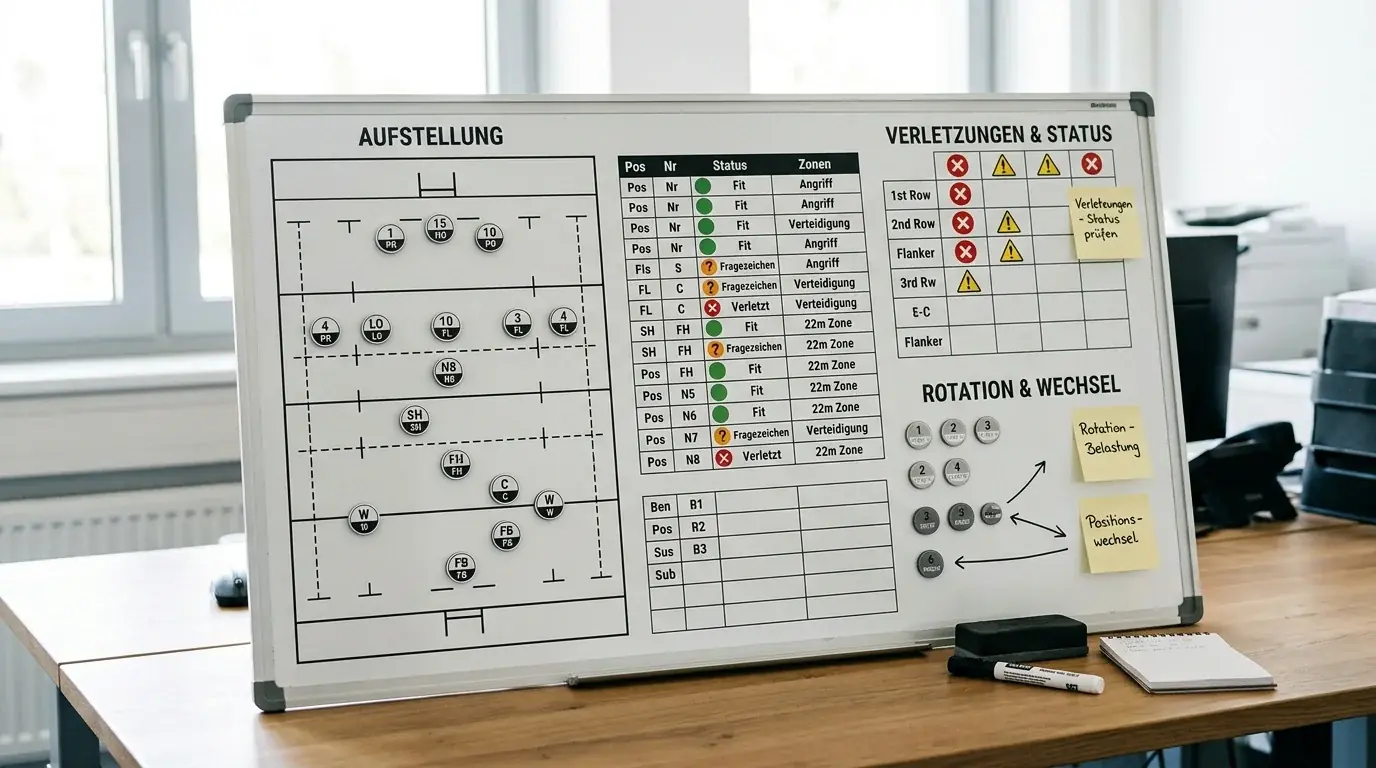 Lineups, Verletzungen und Positionsdaten als Quotenfaktoren bei Rugby Wetten