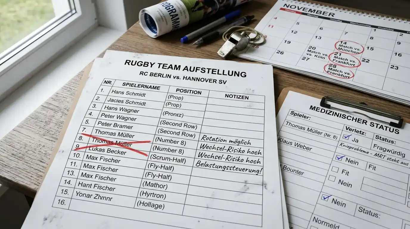 Aufstellungsrisiken bei Rugby Try-Scorer Wetten – warum die bestätigte Teamaufstellung entscheidend ist
