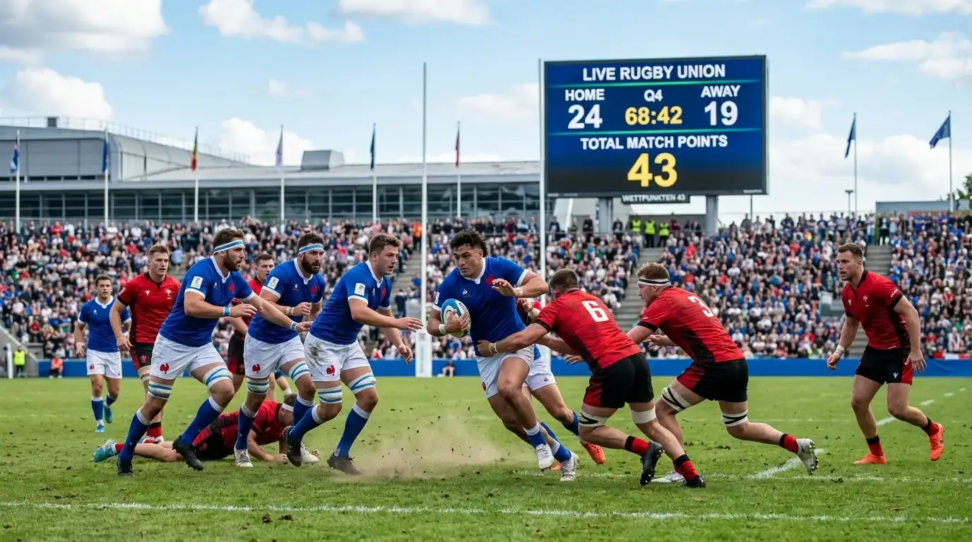 Rugby Über/Unter Wetten erklärt – Total-Punkte-Linien, Wettereffekte und Strategie für Tipper in Deutschland
