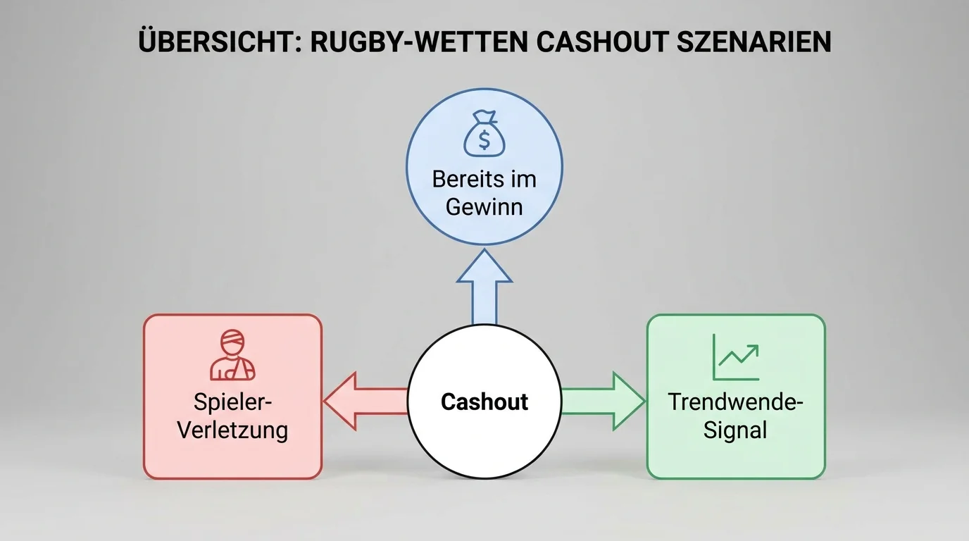 Rugby Cashout-Szenarien - wann Frühausstieg beim Rugby Union sinnvoll ist und wann nicht