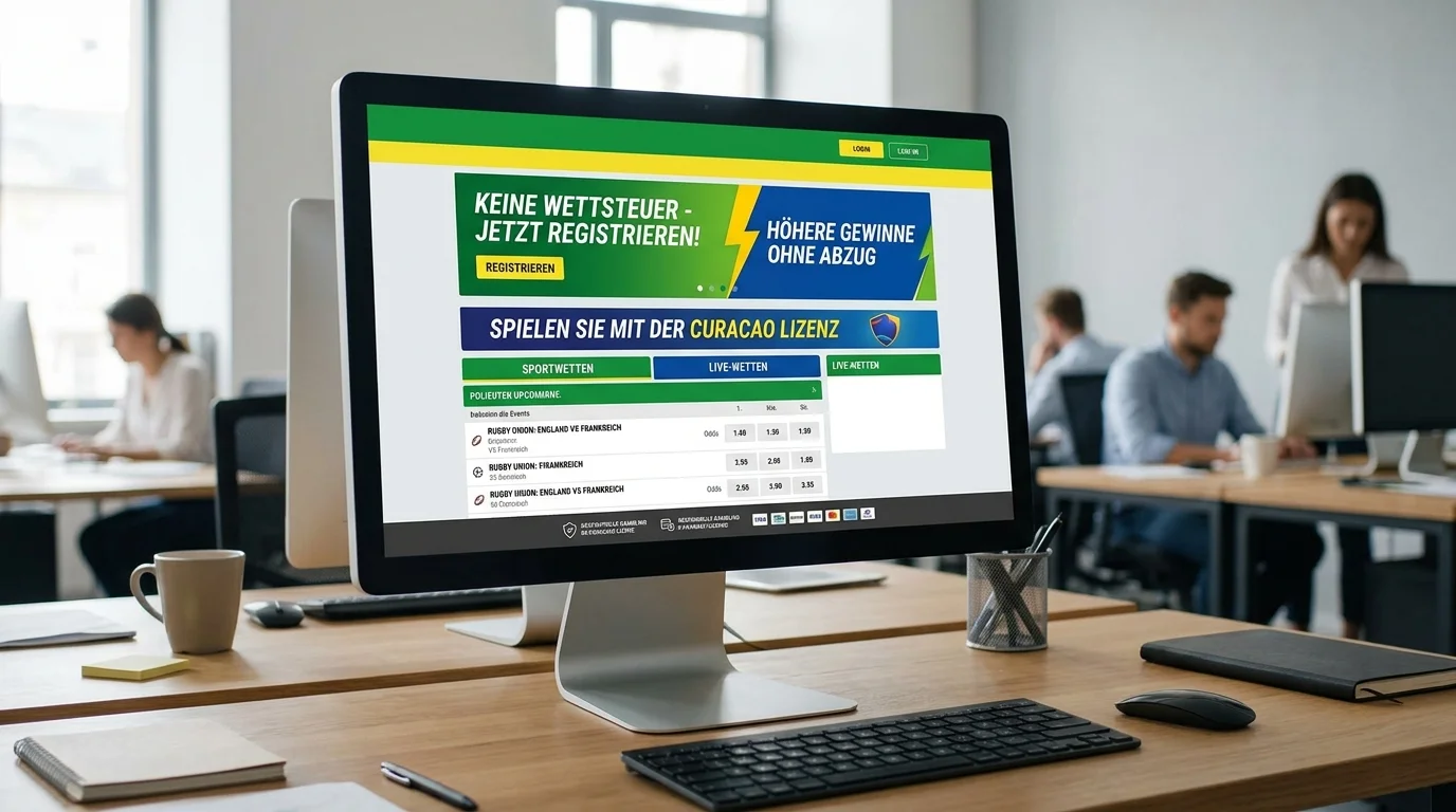 Offshore Rugby Wettanbieter Marketing – Curacao-Lizenz und wettesteuerfrei Versprechen ohne GGL-Regulierung