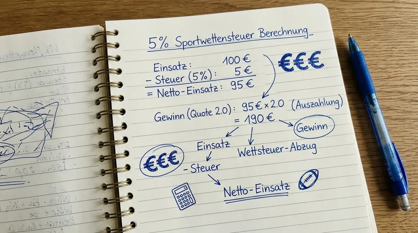 Deutsche Sportwettensteuer Erklärung – 5 Prozent auf Einsatz bei Rugby Wetten bei GGL-lizenzierten Anbietern