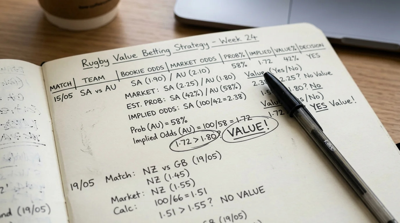 Value Betting Konzept beim Rugby Wetten - Quoten und Wahrscheinlichkeiten vergleichen
